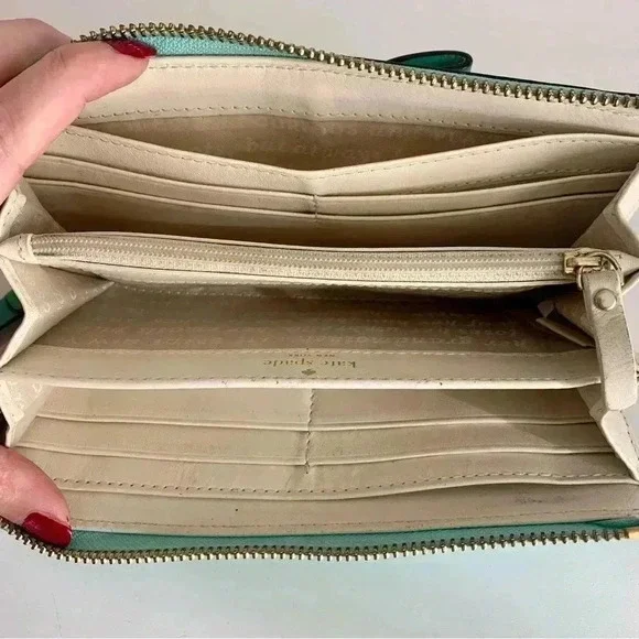 Kate  Spade Turquoise Wallet - Picture 5 of 6